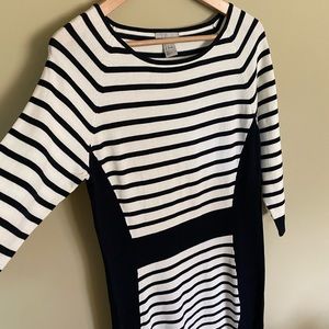 H&M Striped/Colour Block Sweater Knit Dress
